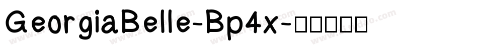 GeorgiaBelle-Bp4x字体转换