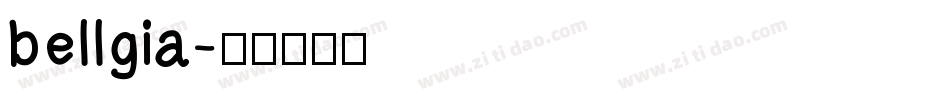 bellgia字体转换