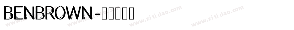 BENBROWN字体转换