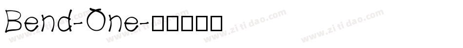 Bend-One字体转换