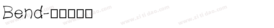 Bend字体转换