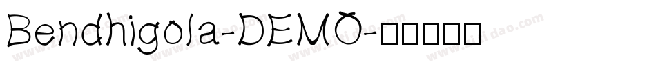 Bendhigola-DEMO字体转换