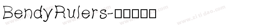 BendyRulers字体转换