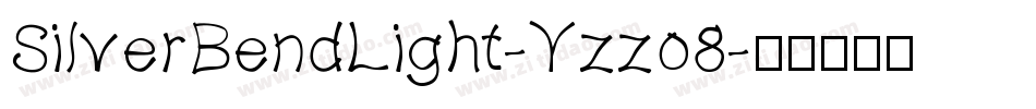 SilverBendLight-Yzzo8字体转换