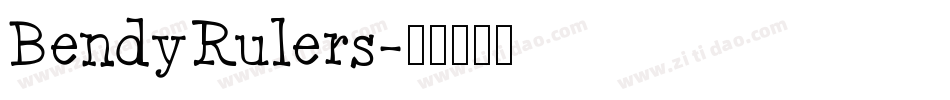 BendyRulers字体转换