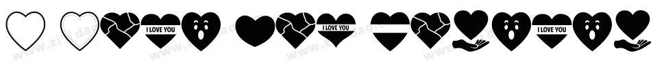 I-Love-You-Forever字体转换