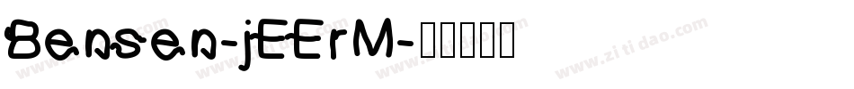 Bensen-jEErM字体转换