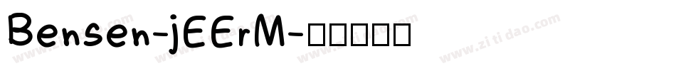 Bensen-jEErM字体转换