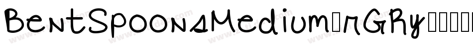 BentSpoonsMedium-rGRy字体转换