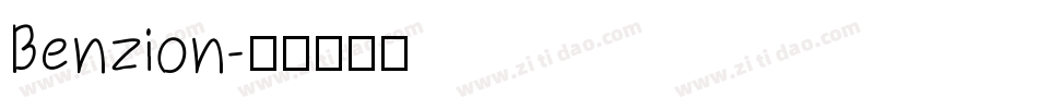 Benzion字体转换