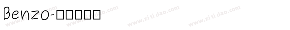 Benzo字体转换