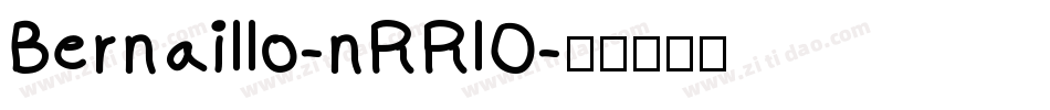 Bernaillo-nRRlO字体转换