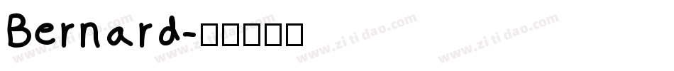 Bernard字体转换