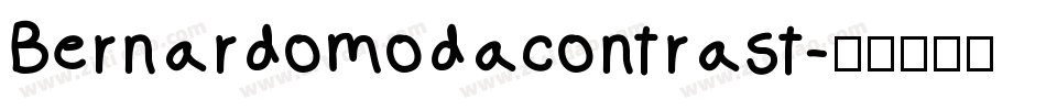 Bernardomodacontrast字体转换