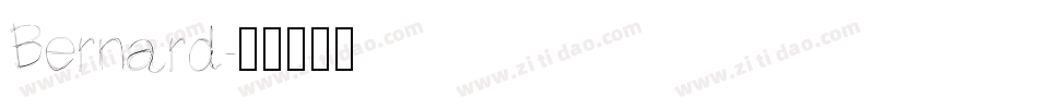 Bernard字体转换