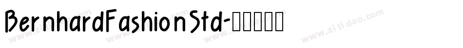 BernhardFashionStd字体转换
