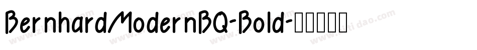 BernhardModernBQ-Bold字体转换