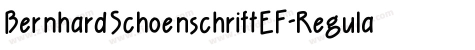 BernhardSchoenschriftEF-Regular字体转换