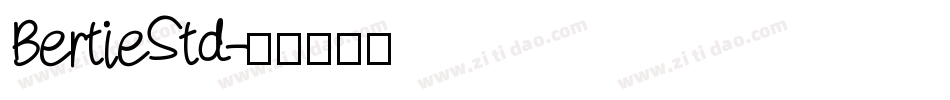 BertieStd字体转换