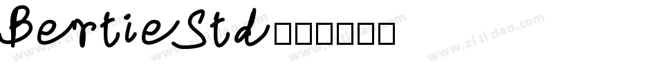 BertieStd字体转换