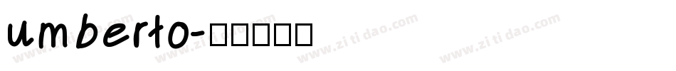 umberto字体转换