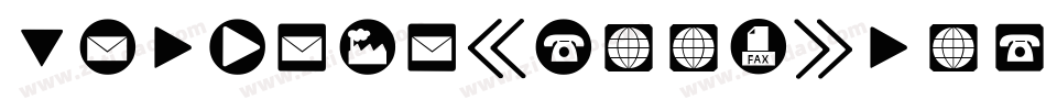 FisheyeButtonsTwo字体转换