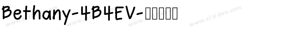 Bethany-4B4EY字体转换