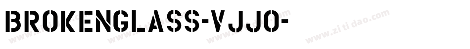 Brokenglass-vJJO字体转换