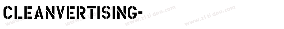 Cleanvertising字体转换
