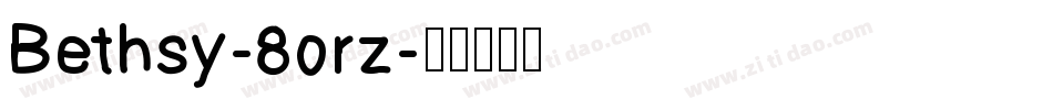 Bethsy-8orz字体转换