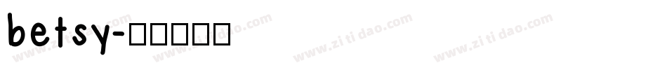 betsy字体转换