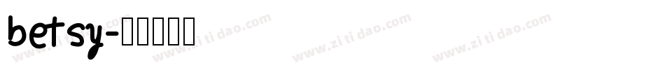 betsy字体转换