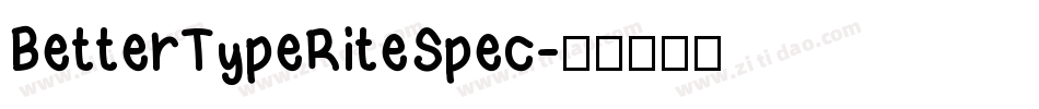 BetterTypeRiteSpec字体转换