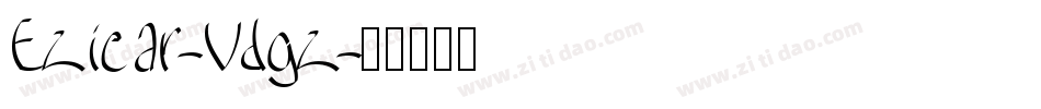 Eziear-Vdgz字体转换