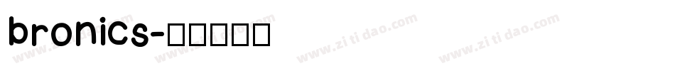 bronics字体转换