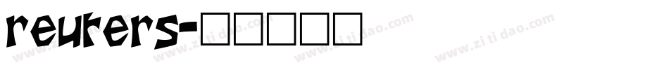 reuters字体转换