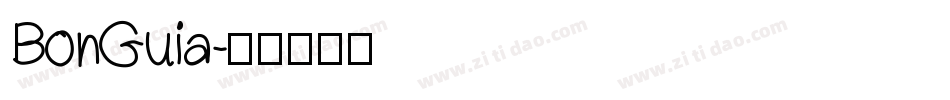 BonGuia字体转换