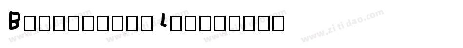 BritannicTLig字体转换