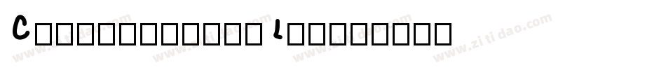 CopperplateTLig字体转换