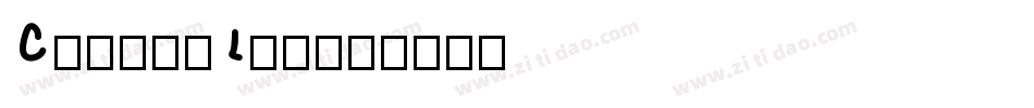 CorpoSLig字体转换