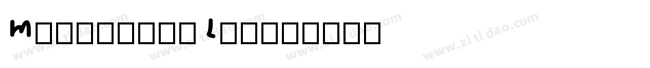 MinisterTLig字体转换