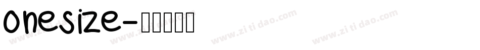 Onesize字体转换