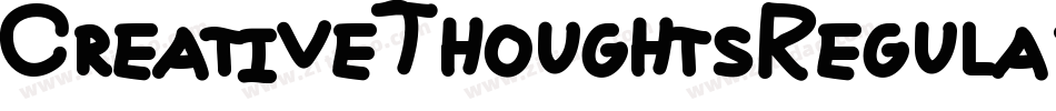 CreativeThoughtsRegular-amEm字体转换