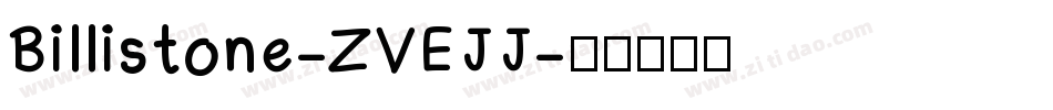 Billistone-ZVEJJ字体转换