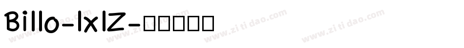 Billo-lxlZ字体转换