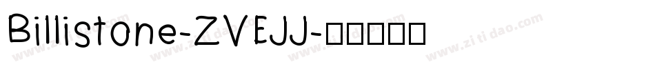 Billistone-ZVEJJ字体转换