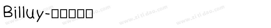 Billuy字体转换