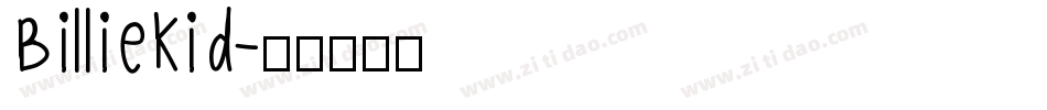 BillieKid字体转换