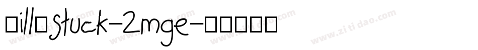 Billystuck-2mge字体转换