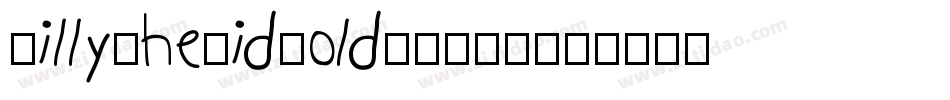 BillyTheKidBold-6961字体转换